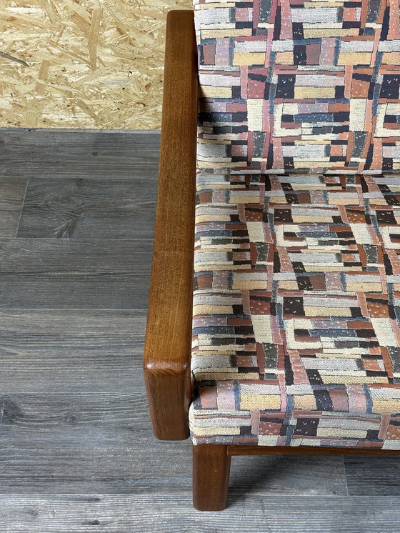 Image 1 of 60s 70s teak armchair Easy Chair by Glostrup Møbelfabrik Denmark Design