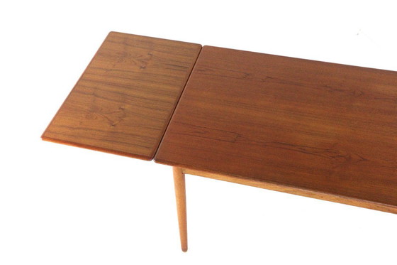 Image 1 of Rectangular extendable dining table 'Flovt' vintage Danish design