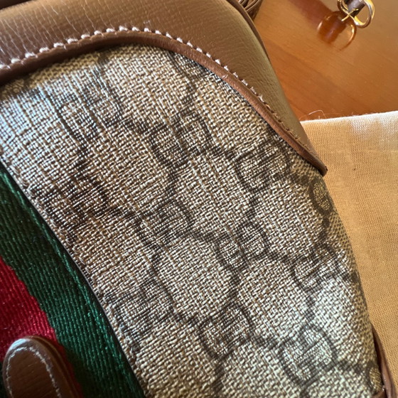 Gucci Jackie mini 1961 Shoulder Bag - Authentic Very good condition GG Supreme – Top handle bags, Leather (photo 12 of 14)