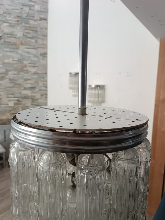 Image 1 of Ensemble de luminaires verre de Murano par Venini 1970s