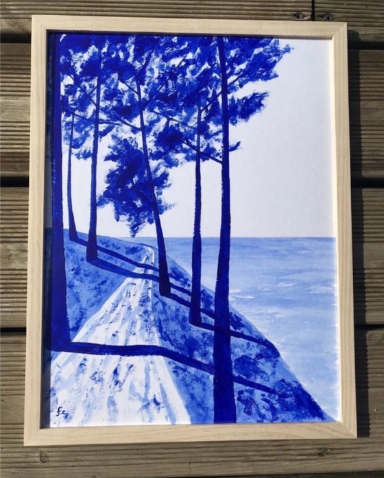 Image 1 of Acrylic on Hahnemühle 325g white paper. Size 40x30cm.