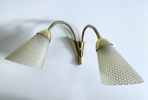 Mid Century  Double Wall Light, 1950S