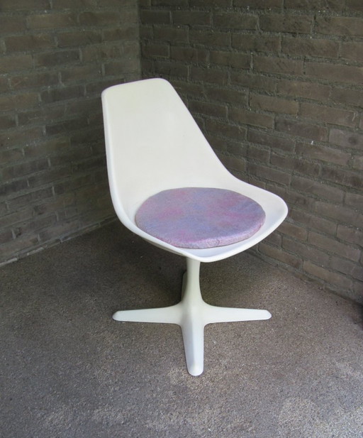 Arkana Tulpenstoel M. Burke 60's Star-Collection Space Age Chair – draaistoelen, Plastic, Metal (photo 2 of 9)