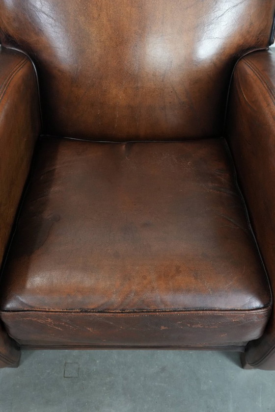 Image 1 of 2x Vintage Sheepskin Armchair