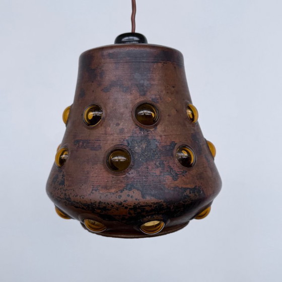 Image 1 of Hanglamp Raak brutalistisch jaren 60