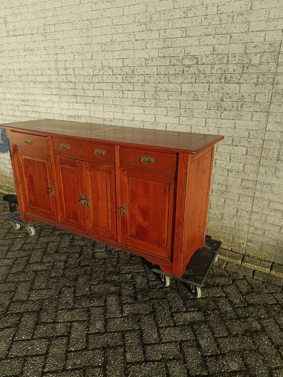 Image 1 of Prachtig hardhouten dressoir 
