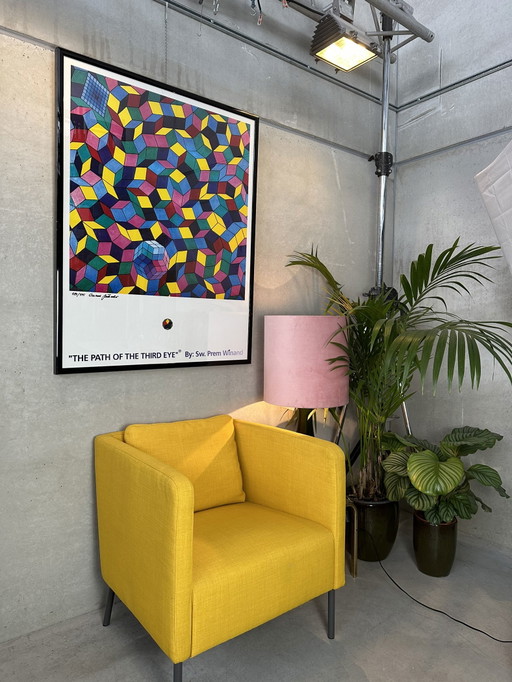 XL lithograph 'The path of the third eye' by Winand