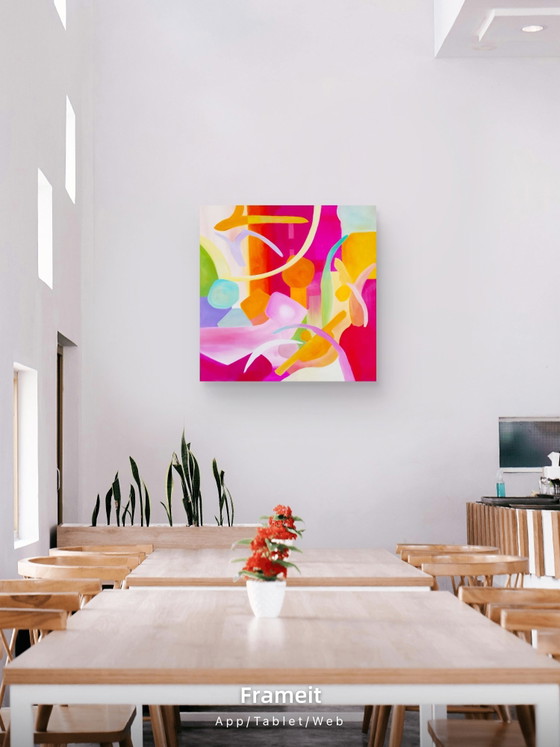 Image 1 of Acrylbild #calypso 100x100cm