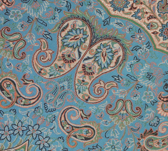 Image 1 of Oriental Handmade Tablecloth, Very Finely Crafted from Silk Threads, 100 x 100 cm