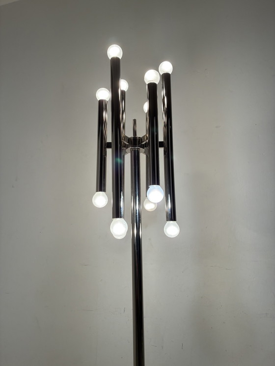 Lampada da Terra Vintage Cromata 12 Punti Luce – Lampade da terra, Chrome (photo 4 of 15)