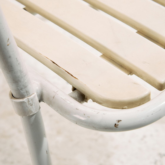 Image 1 of MK10930 Oostenrijkse stapelbare tuinstoel van Karasek