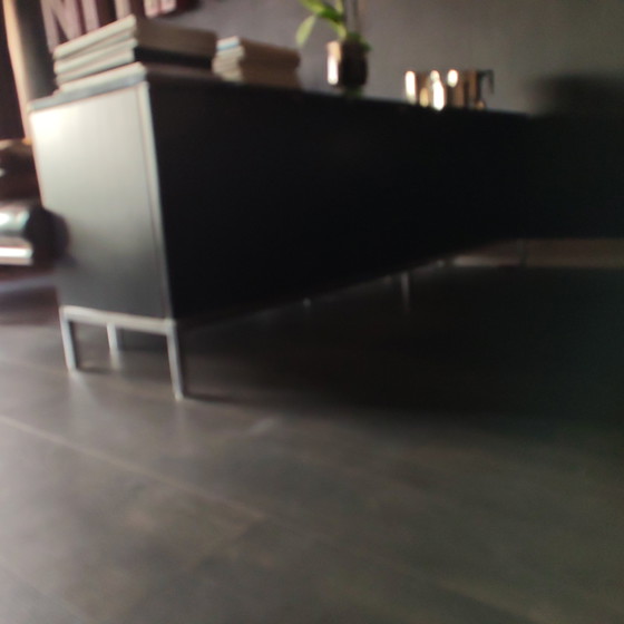 Florence Knoll Credenza Black Marble – Sideboard, Wood (photo 12 of 13)