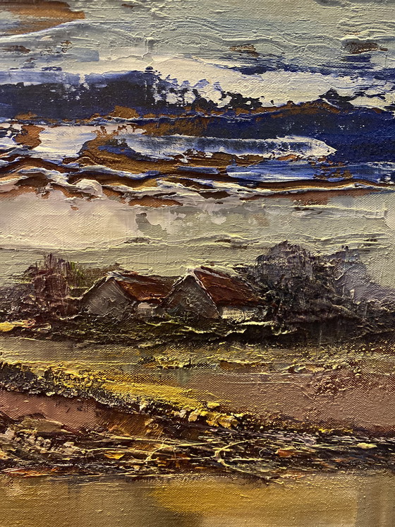 Image 1 of Paisaje de naturaleza muerta firmado