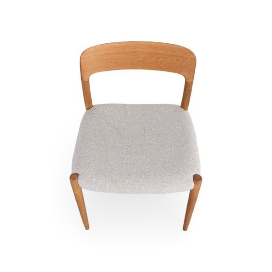 Image 1 of JL Moller's Model 75 chair, Niels Otto Møller, teak Danish upholstery