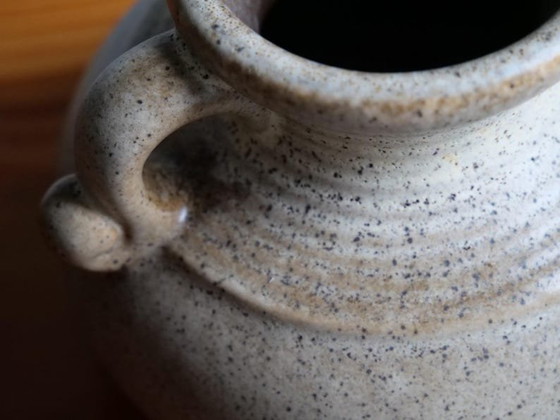 Image 1 of Vaso in ceramica di VEB Haldensleben 2978, vintage anni '70 Wabi-Sabi