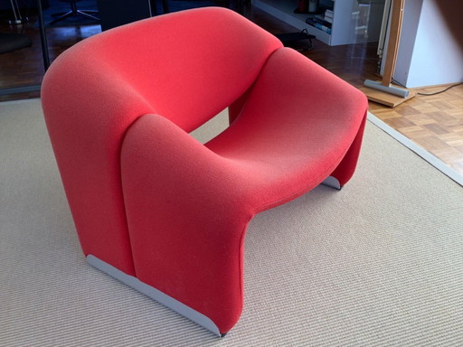 ARTIFORT 598 Pierre Paulin, lana Tonus 130, rojo señal.