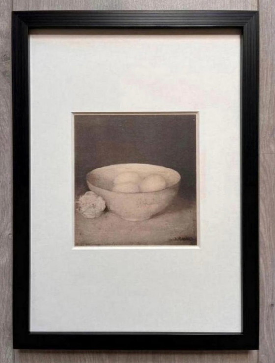 Image 1 of Jan Mankes 1889-1920 / Ciotola con uova in eliogravura originale, 1923