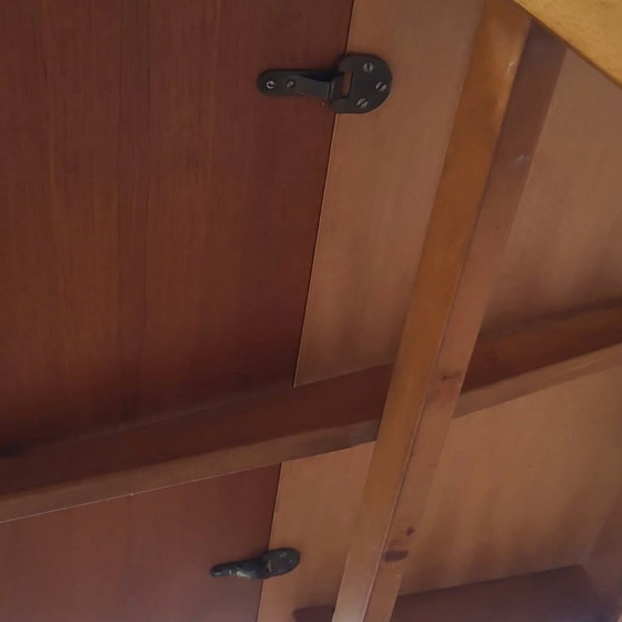 Image 1 of Vintage Scandinavische eettafel met uitschuifbaar blad, gestempeld Garnas - Zweden - jaren 1960