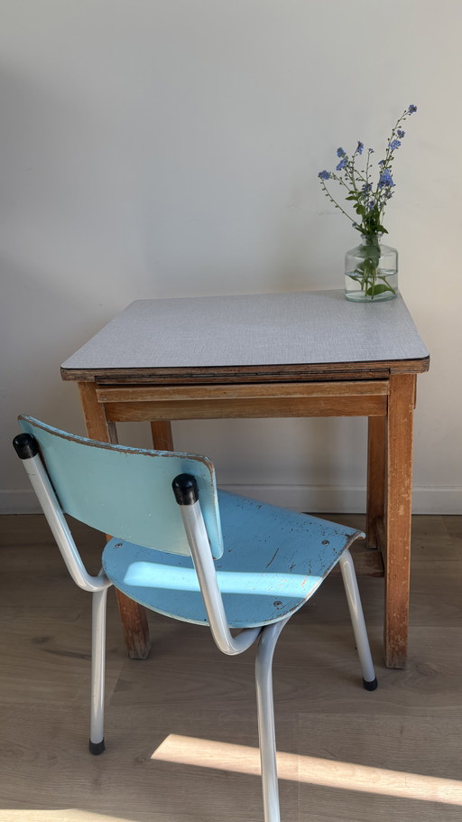 Retro School Desk with Chair