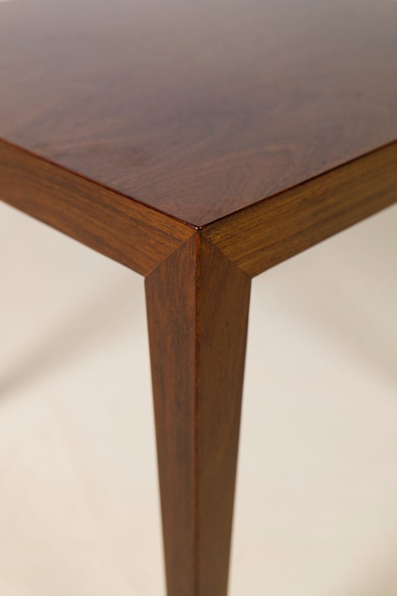 Image 1 of Mesa auxiliar de teca de Severin Hansen Jr., Haslev Møbelsnedkeri Dinamarca, años 60