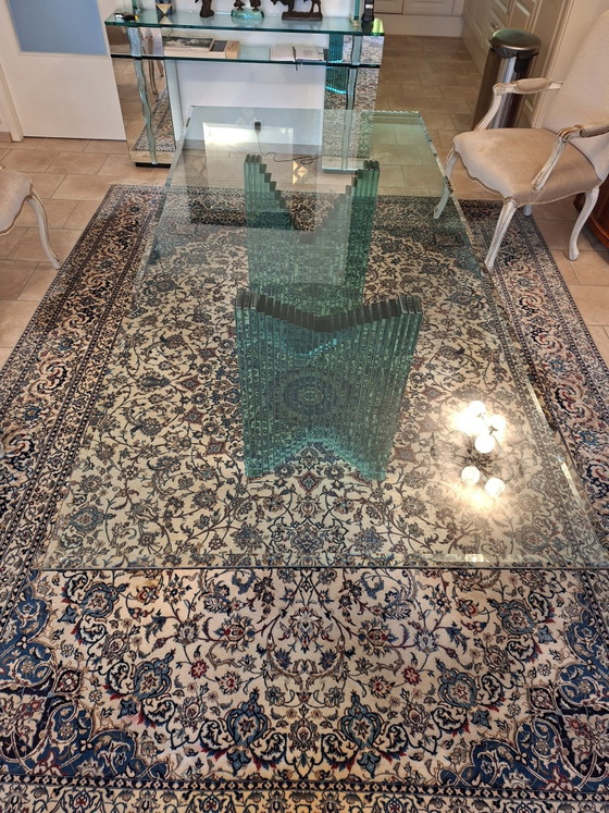 Tavolo da pranzo in vetro Gallotti & Radice, Tavoli da pranzo, Trasparente (foto 5 di 6)