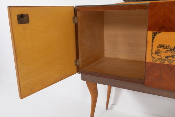 Image 1 of Buffet/bahut moderne italien par Vittorio Dassi, années 1950
