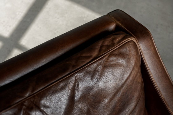 Vintage Mid-Century Deense moderne lounge lederen stoel & poef model 2207 door Børge Mogensen voor (photo 27 of 51)
