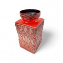 Vintage ceramic vase 92 45, Bodo Mans for Bay Keramik, Germany