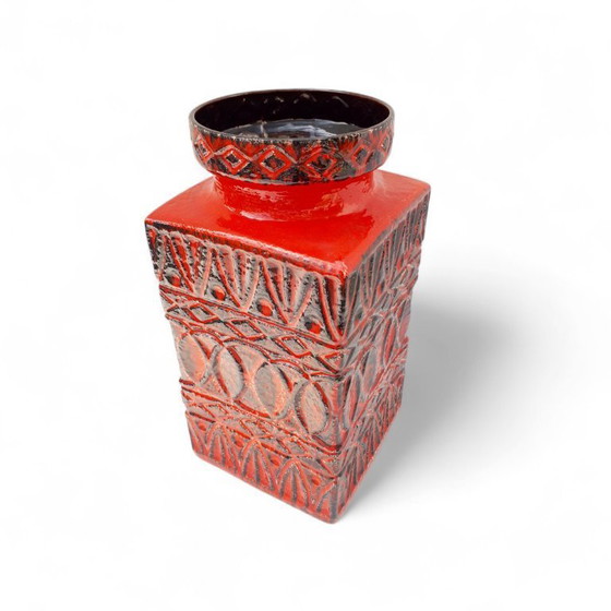 Image 1 of Vaso in ceramica vintage 92 45, Bodo Mans per Bay Keramik, Germania