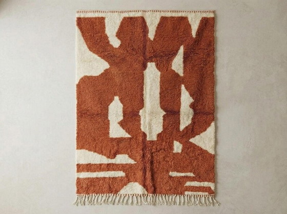 Image 1 of Handgeweven vloerkleed van natuurlijke wol, 200/300 cm