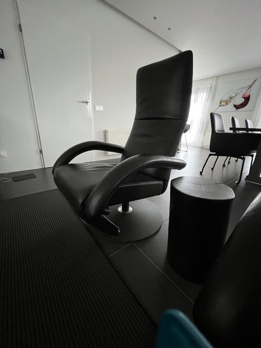 2 x Jori Yoga relax armchairs black