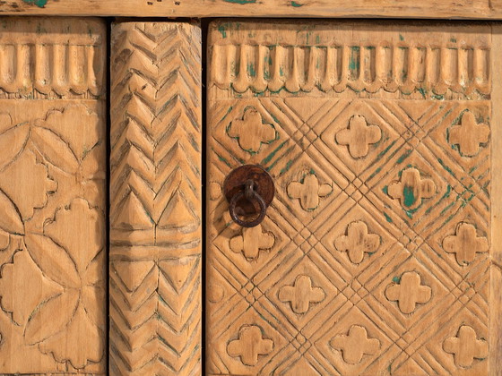 Aparador bajo antiguo de estilo oriental (c.1900) #56, Aparadores, Madera, Hierro, Beige (foto 48 de 60)