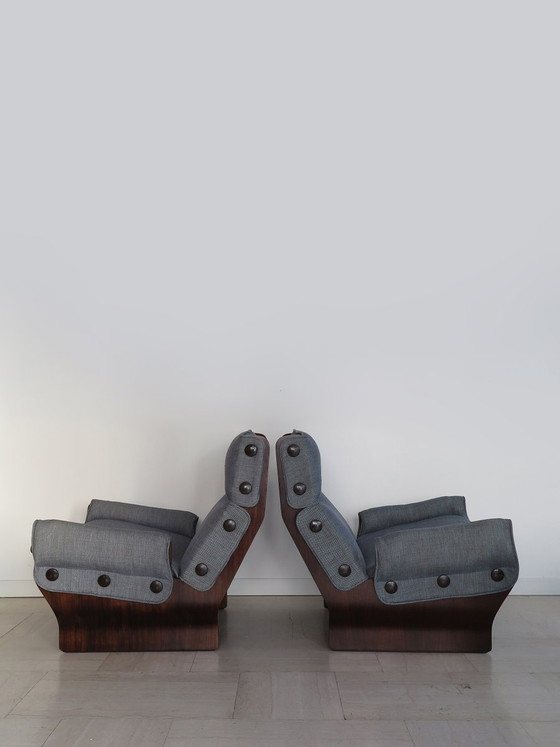 Canada Armchairs by Osvaldo Borsani for Tecno, Italy, 1960s, set of 2 (photo 4 of 26)
