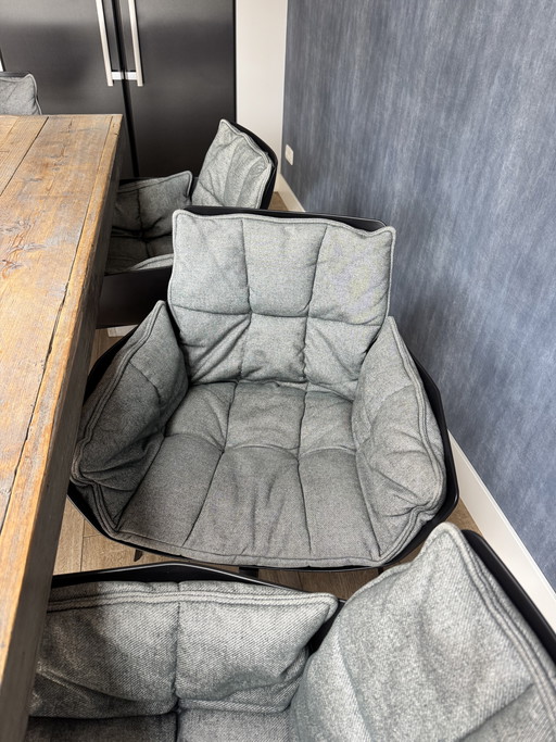 Chaise de salle à manger B&B Italia Husk design 8x Patricia Urquiola