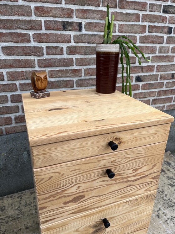 Image 1 of Cassettiera vintage scandinava con 4 cassetti