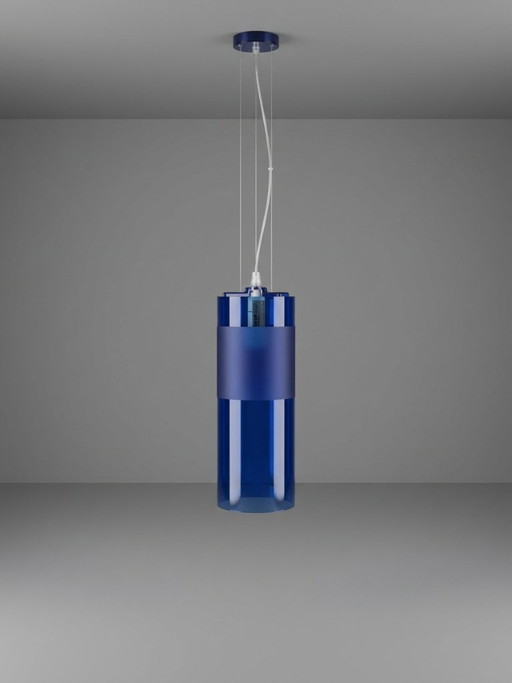 Kartell Easy Pendant Lamp by Ferruccio Laviani – Blue – Italy, 2003 – hanglampen, Plastic (photo 2 of 5)