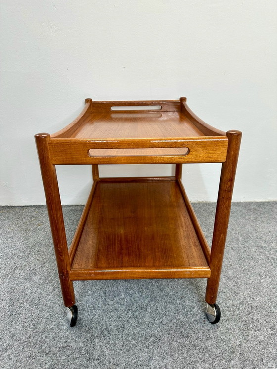 Danish Design Teak Bar Cart AT 45 Hans J. Wegner PP-Møbler, Hans Wegner, Wood, Brown (photo 12 of 15)