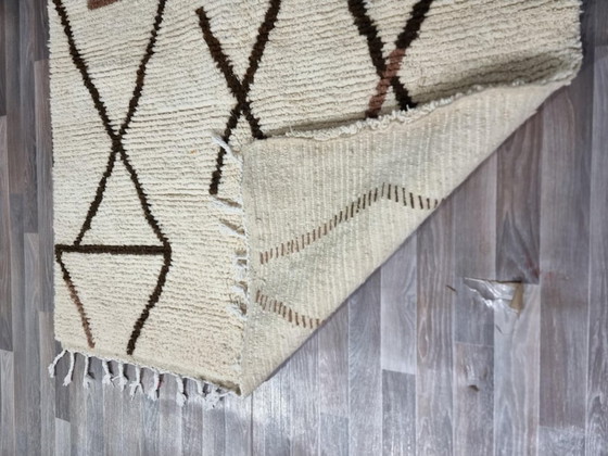 Image 1 of Alfombra marroquí de lana natural, 250 cm x 150 cm