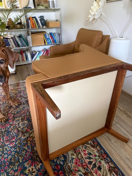 Image 1 of 2x originele Børge Mogensen fauteuil model 2207 Fredericia | leer