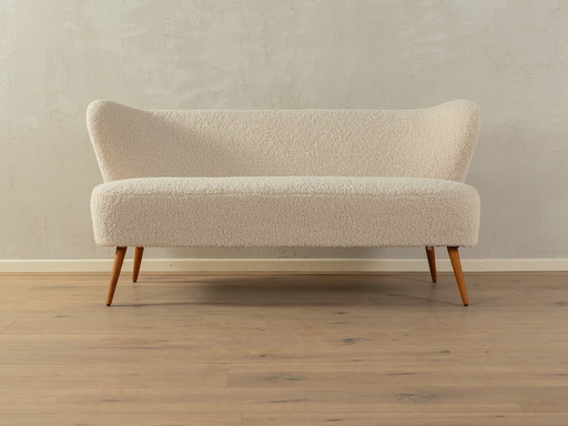 Vintage Cocktail Sofa in Teddy-Fabric