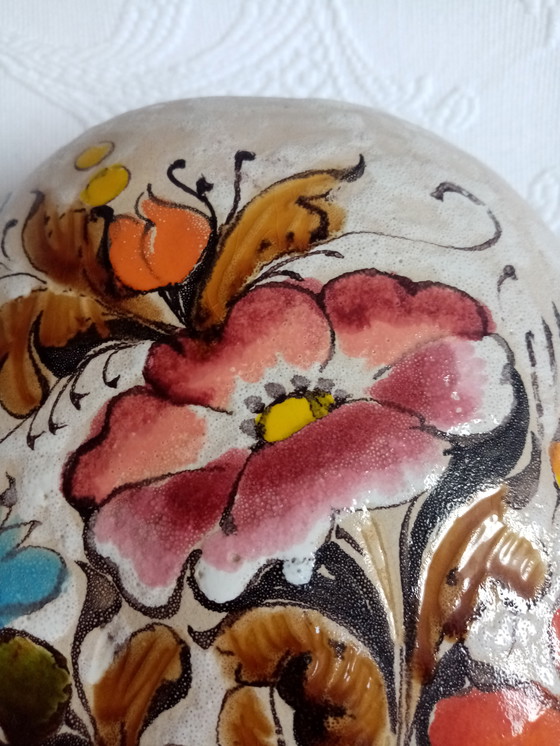 Image 1 of Jarrón decorativo de cerámica italiana de Elio Schiavon, años 70 (31 cm)