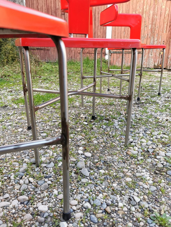 Image 1 of 4 Chaises Space Age (Italien)