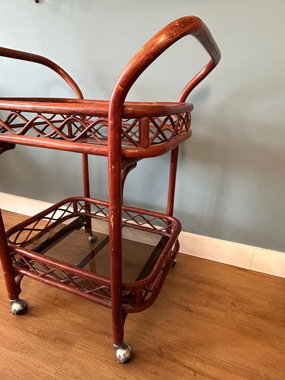 Image 1 of Rotan Theeserveerwagen/Trolley