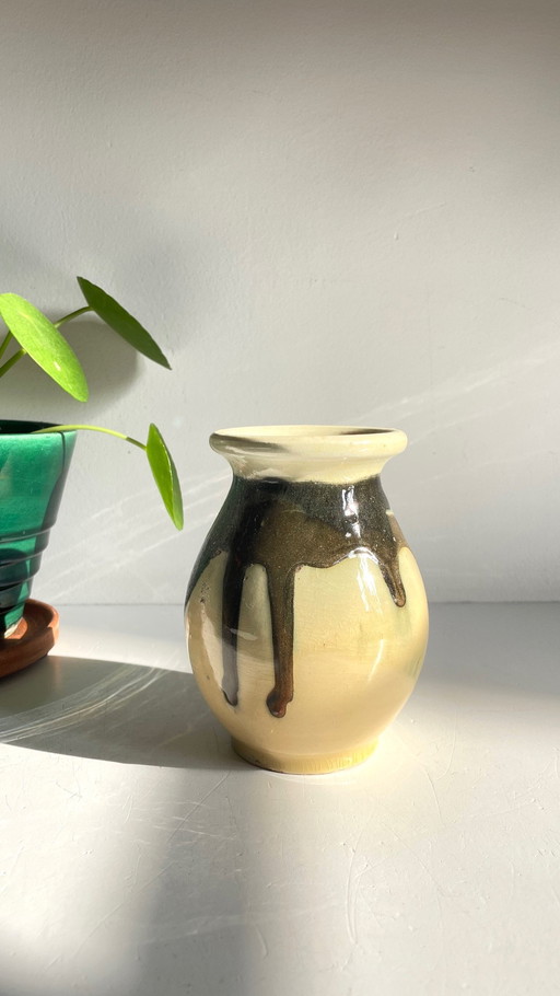 Vintage Ceramic Vase AEGITNA Vallauris France