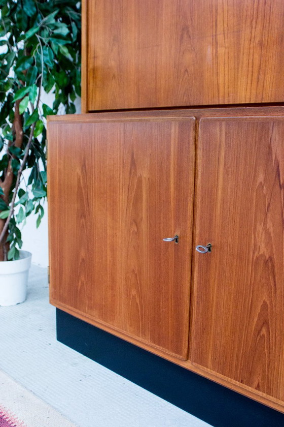 Image 1 of Credenza vintage Poul Hundevad in teak per segreteria