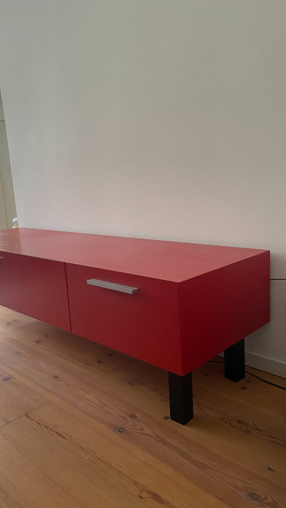 Image 1 of Meuble TV bas fait main