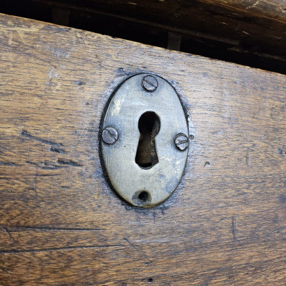 Image 1 of Atril / escritorio antiguo de madera de roble (siglo XIX) / escritorio de oficinista