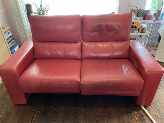 Image 1 of Divano Concept Plus con 2 posti e mezzo, colore rosso relax (Grand Classic)