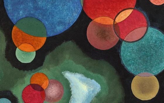 Image 1 of Deep Impulse (Vertiefte Regung, Deepened Impulse) - Kandinsky 1928 - Poster 70 × 100 cm