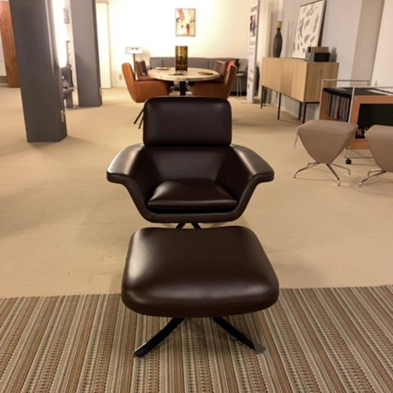 Image 1 of Minotti Blake fauteuil met poef